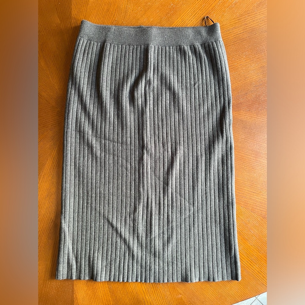 Ribbed stretch pencil sweater skirt Size XL
